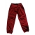 Czerwone spodnie sztruksowe