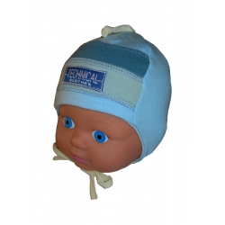 Czapeczka niemowlęca Sznureczek niebieska Technical Clothes